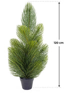 Albero di Natale Artificiale 120 cm 22 Rami Grivola Verde