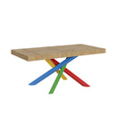 Tavolo Allungabile 200-304x90x77 cm Volantis Quercia Natura Telaio 4B 
