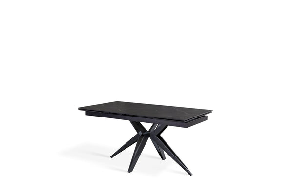 online Tavolo Allungabile 160/240x90x76 cm in Ceramica Match 2 Nero Opaco