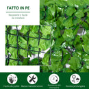 Arella Siepe Artificiale per Balcone e Giardino 300x150 cm in PE  Verde