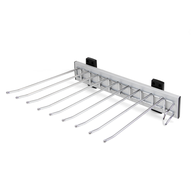 Porta Pantaloni Self Montaggio Laterale per Armadio Acciaio e Tecnoplastica Emuca