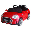Macchina Elettrica per Bambini 12V Mini Rally Coupè Rosso