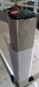 Gazebo Richiudibile Pieghevole 3x3m in Acciaio e PVC Impermeabile Bianco Seconda Scelta