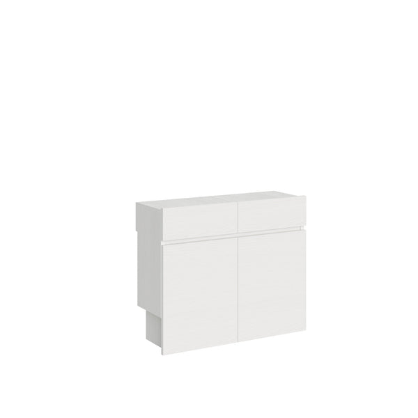 prezzo Panche Allungabili Inferiore e Superiore 72-300x26x60 cm Evolve Bianco Frassino