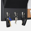 Lavagna Magnetica Bacheca Memo in Sughero Combinata con Ganci e Portadocumenti