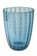 Set 6 Bicchieri Acqua in Vetro con Pois e Superficie Ondulata 300 ml Villa d'Este Home Tivoli Kalahari