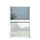 Zanzariera a Plisse per Finestra 85x160 cm Riducibile Bianca