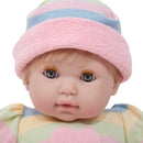 Bambola Bebè con Vestitino a Righe Colorate 38cm JC Toys