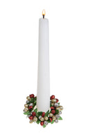 Set 12 Giro Candela con Glitter Ø7 cm 