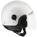 Casco Demi-Jet per Scooter Visiera Lunga CGM Nevada 101A Bianco