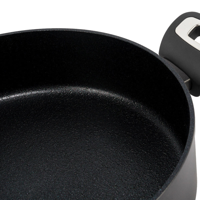 Casseruola 2 Maniglie Ø 24cm Antiaderente Induzione Silex Elegance Black Nero