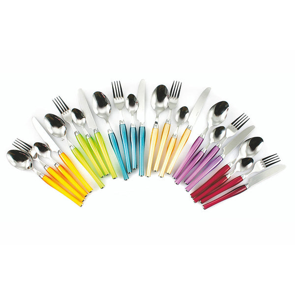 prezzo Servizio Set di Posate 24 Pezzi in Acciaio Inox Villa d'Este Fusion