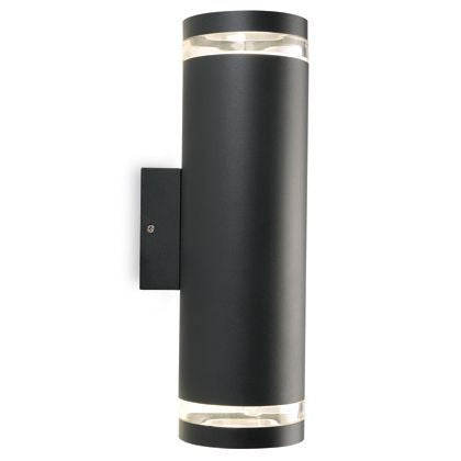 online Lampada Applique 2 Luci Tondo Colore Grigio per Esterno Linea Stage Livos