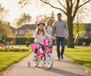 Bicicletta per Bambina 12” 2 Freni Barbie Rosa/Bianca