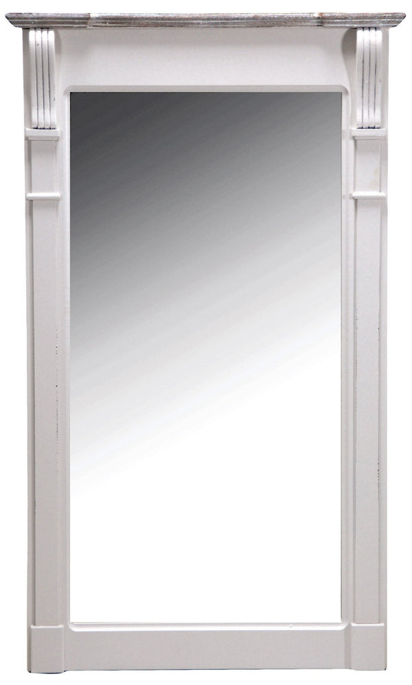 Specchio Rettangolare 40x60cm con Cornice in Legno Provenza sconto