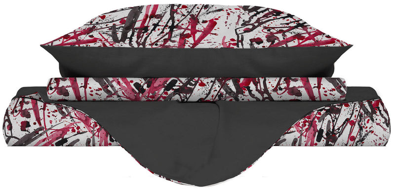 Copripiumino con Federe Stampato in Microfibra Crazy Varie Misure