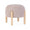 Sgabello Ø 45x38 cm Dalia in Bouclè Rosa Antico