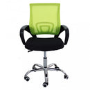 Poltrona da Ufficio Titty Grigio Chiaro 52x56,5x85/95 h cm in Poliuretano Nero