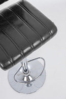 Set 2 Sgabelli Bar 46x51,5x88,5/109,5h cm Barclay Nero