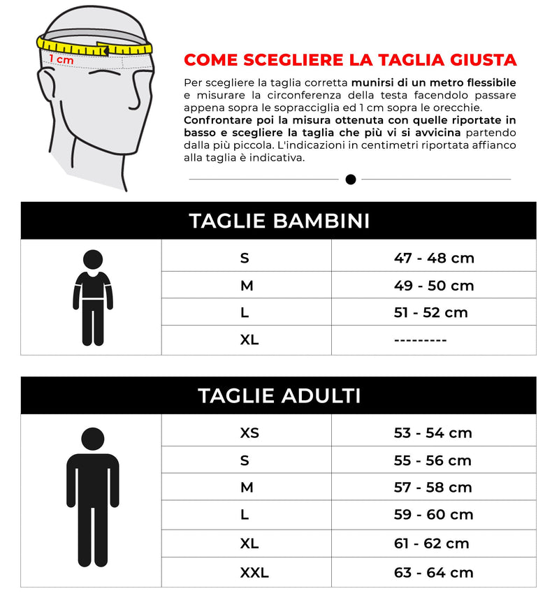 Casco Integrale per Bambino da Moto Cross CGM 209G Winner Azzurro Varie Misure