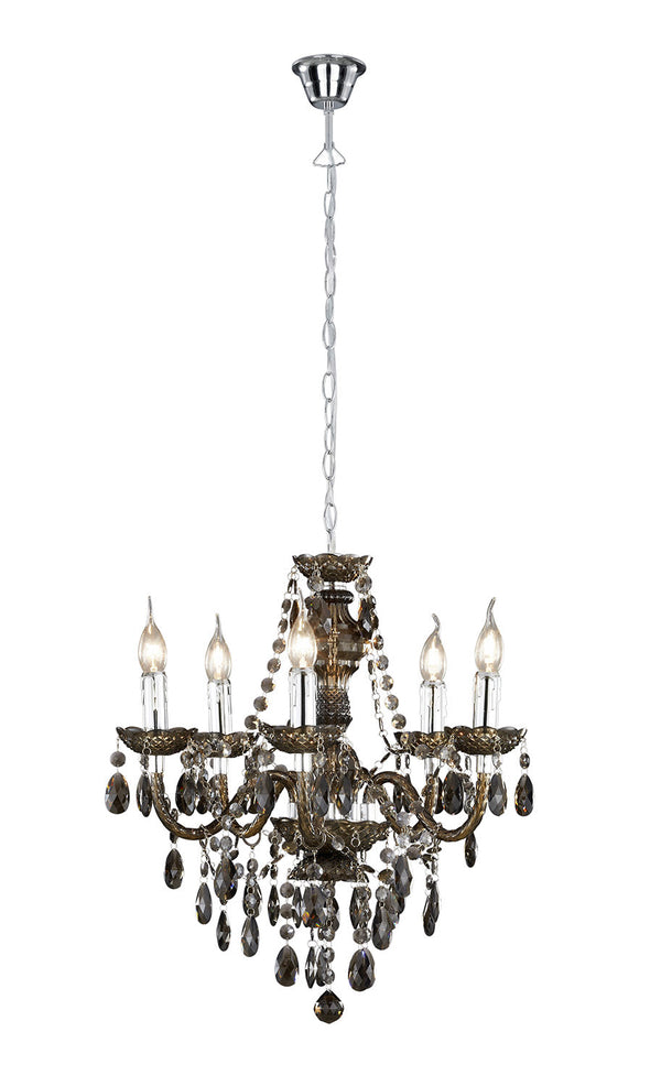 Lampadario Sospeso da Interno Attacco E14 in Metallo Cromo prezzo