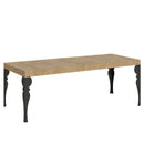  Tavolo Allungabile 200-460x90x77 cm Paxon Premium Quercia Natura Telaio Antracite
