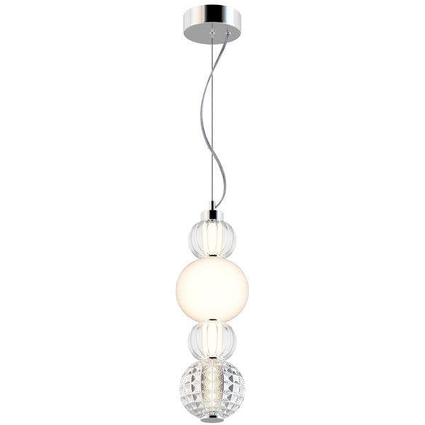 Lampada pendente Pendant in Metallo Collar Cromo prezzo