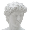 Scultura Roman 21,5x14,5x34 cm in Poliresina Bianco