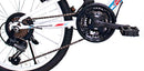 Bicicletta Mountain Bike MTB Ragazzo 20" 21V Kidfun Everest Bianca