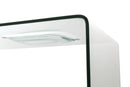 Tavolino Rettangolare in Vetro 120x60x42cm TFT Glass Trasparente