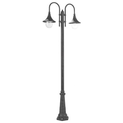 Lampada Palo Alto da Giardino 2 Luci E27 in Alluminio Sovil Nero prezzo