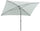 Ombrellone da Giardino 2,4x1,5 m Palo Ø27 mm in Acciaio Maffei Kronos Ecrù