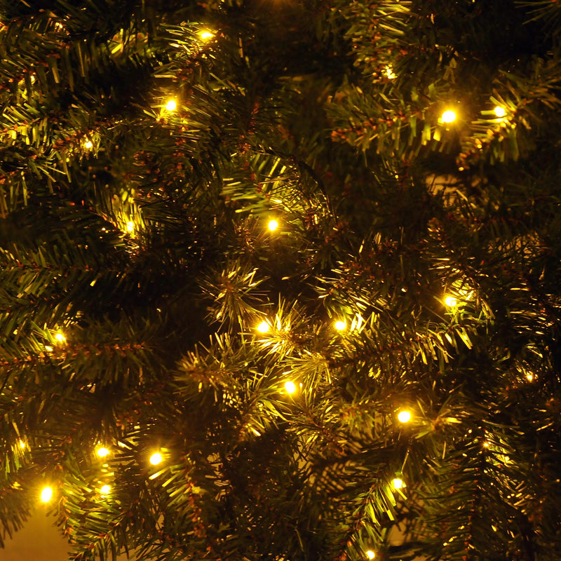 Albero di Natale Artificiale 210 cm 700 Luci LED Verde 