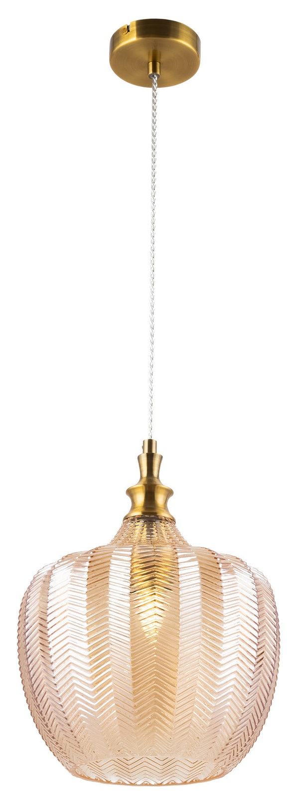 Lampada pendente Pendant in Metallo Festa Ottone online