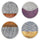 Set 4 Piatti Piani Ø27x2,5 cm  in Ceramica VdE Tivoli 1996 Switch