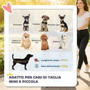 Passeggino per Cani Pieghevole con Copertura Antipioggia Ruote Girevoli e Cuscino Lavabile Blu      