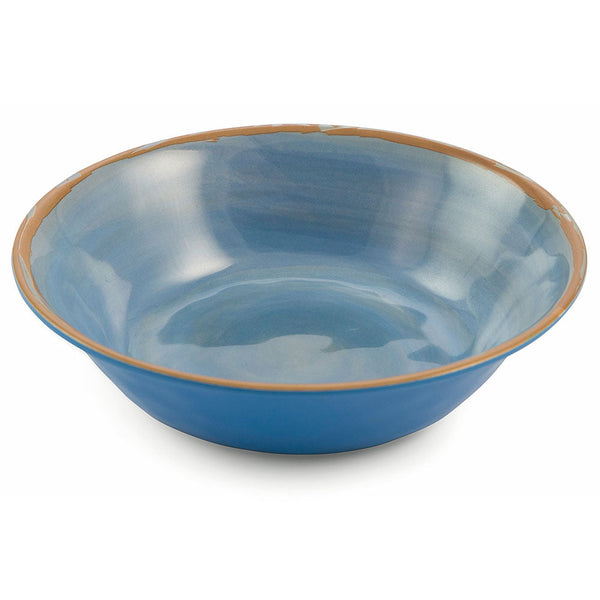 prezzo Servizio Piatti Fondi 6 Pezzi in Melammina Ø 19cm Villa d'Este Baita Blu