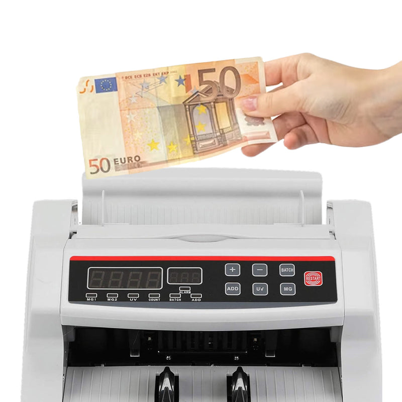 Contabanconote Automatico Verifica Banconote Autenticatore Doppio Display LCD