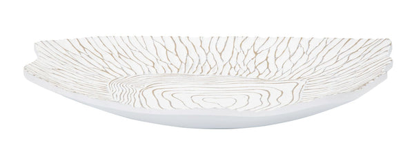 Piatto Svuota Tasche 37x6x34 cm in Poliresina Bianco sconto