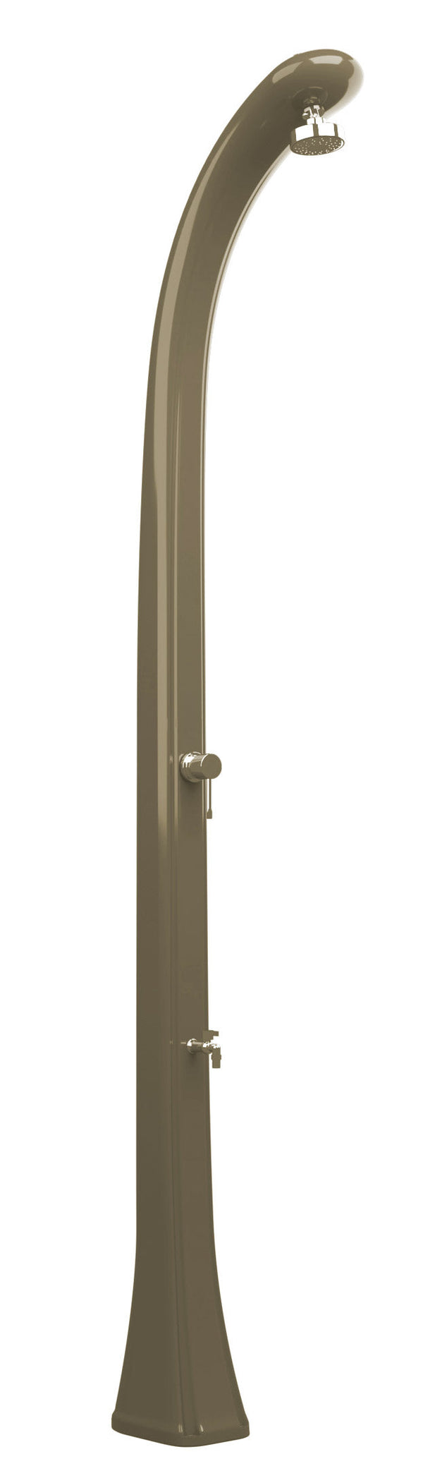 online Doccia Solare da Esterno Giardino 20L Miscelatore e Lavapiedi Arkema Happy One Dove Gray