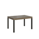  Tavolo Allungabile 140-400x90x77 cm Everyday Tortora Gambe Antracite