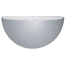 Lampada Quarto di Sfera Colore Alluminio per Esterno Linea Umbe Sovil