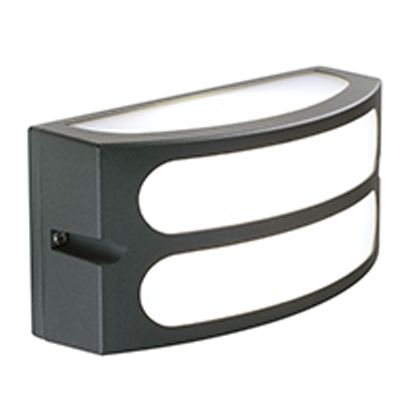 sconto Applique da Esterno E27 in Alluminio Sovil Grigio