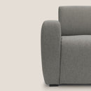 Divano Letto 3 Posti 215x93x100 cm in Tessuto Giallo