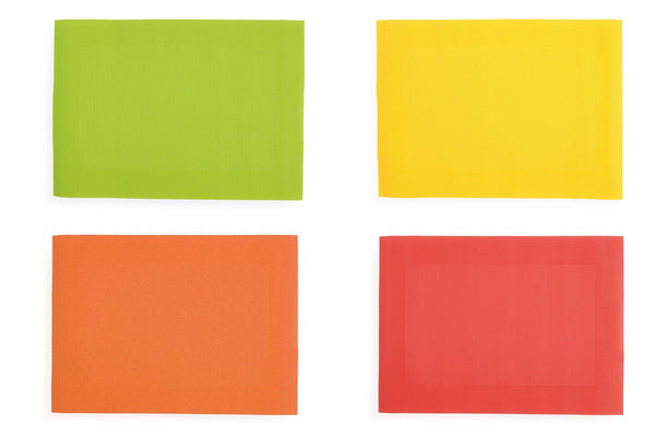 Set 24 Tovagliette 43x33 cm in Pvc Villa d'Este Home Tivoli Fantasy Vari Colori sconto