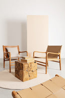 Tavolino 40x40x40 cm Elwood in Legno