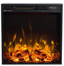 Camino Elettrico da Pavimento Effetto Fiamma 1400W Vannini Chiara Slim Bianco