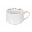 Set 6 Tazzine da Caffè Ø6,5x9x4,5 cm in Bone China VdE Tivoli 1996 Coffee is the answer