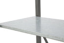Mobiletto da Bagno Illinois 60,5x29x184,5 cm in Ferro Argento