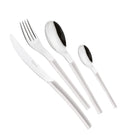 Servizio Set di Posate 24 pezzi in Acciaio Inox Eme Loto Bianco 19